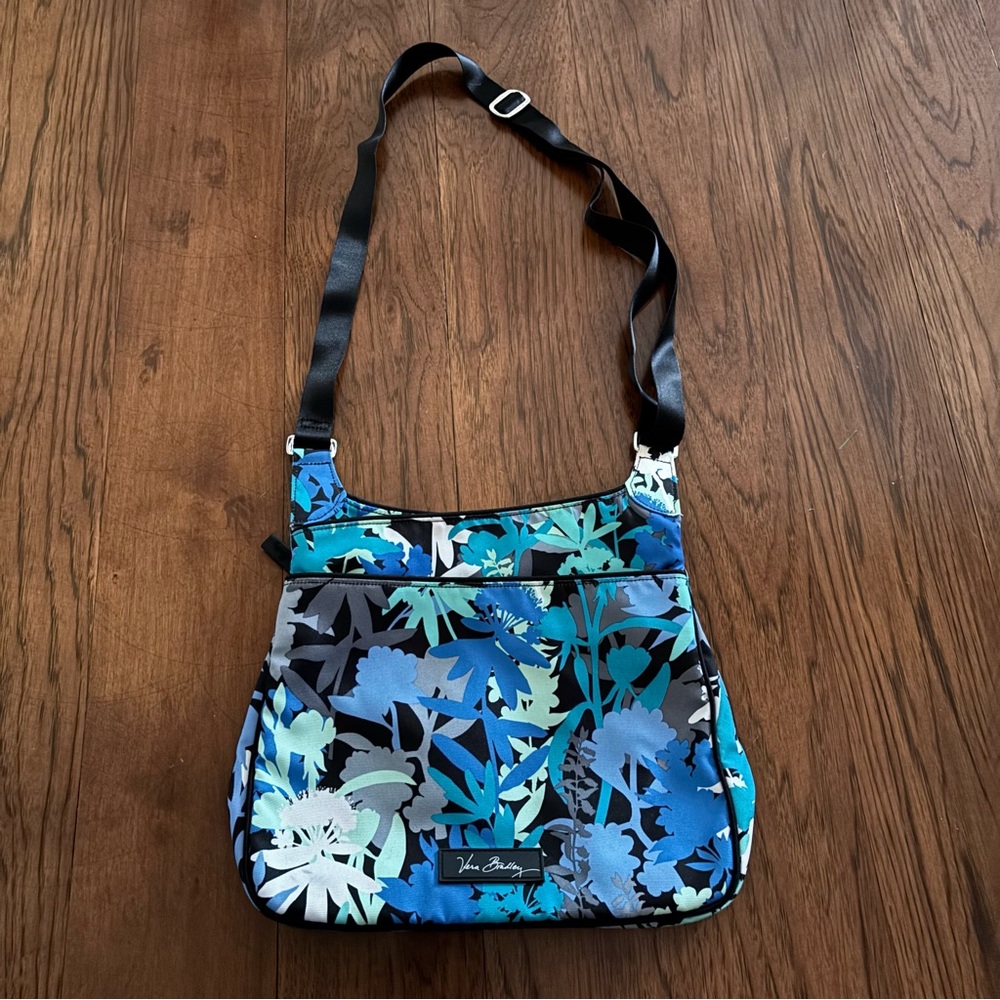 Vera Bradley Lighten Up Slim Crossbody Bag in Camo Floral Print